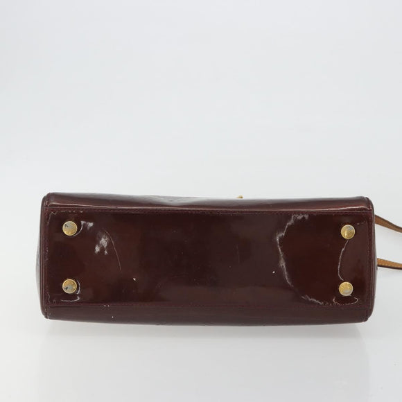LOUIS VUITTON Monogram Vernis Blair MM Bag 2way Rouge Favist M91690 Auth 190705