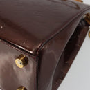 LOUIS VUITTON Monogram Vernis Blair MM Bag 2way Rouge Favist M91690 Auth 190705-17