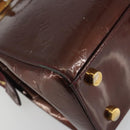 LOUIS VUITTON Monogram Vernis Blair MM Bag 2way Rouge Favist M91690 Auth 190705-18