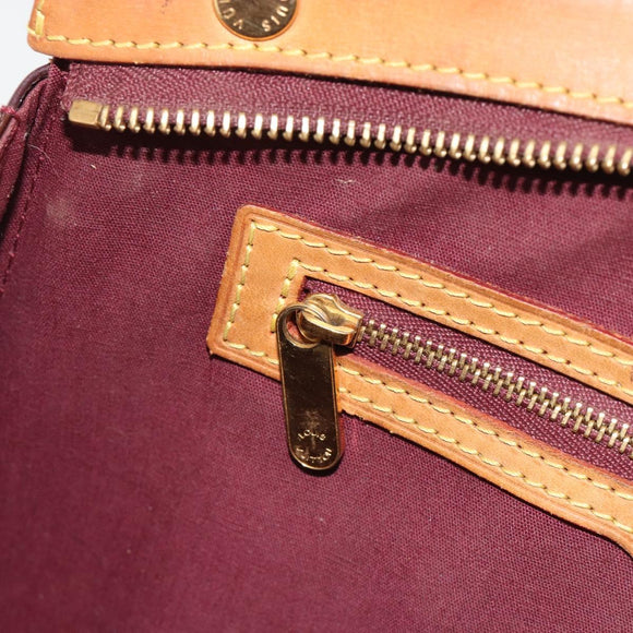 LOUIS VUITTON Monogram Vernis Blair MM Bag 2way Rouge Favist M91690 Auth 190705