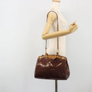LOUIS VUITTON Monogram Vernis Blair MM Bag 2way Rouge Favist M91690 Auth 190705-27