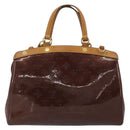 LOUIS VUITTON Monogram Vernis Blair MM Bag 2way Rouge Favist M91690 Auth 190705-2