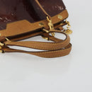 LOUIS VUITTON Monogram Vernis Blair MM Bag 2way Rouge Favist M91690 Auth 190705-7