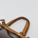 LOUIS VUITTON Monogram Vernis Blair MM Bag 2way Rouge Favist M91690 Auth 190705-14
