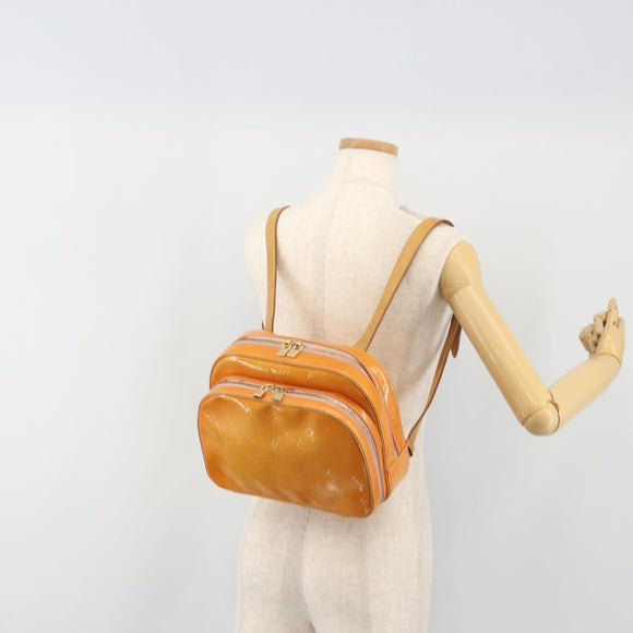 LOUIS VUITTON Monogram Vernis Marley Backpack Pink M91039 LV Auth 190706