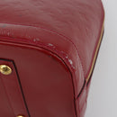 LOUIS VUITTON Monogram Vernis Alma PM Hand Bag Rose Andian M91770 Auth 190707A-15