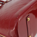 LOUIS VUITTON Monogram Vernis Alma PM Hand Bag Rose Andian M91770 Auth 190707A-16