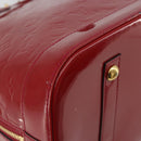 LOUIS VUITTON Monogram Vernis Alma PM Hand Bag Rose Andian M91770 Auth 190707A-18