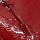 LOUIS VUITTON Monogram Vernis Alma PM Hand Bag Rose Andian M91770 Auth 190707A-9