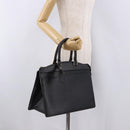 LOUIS VUITTON Epi Riviera Hand Bag Black M48182 LV Auth 190708-22