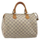 LOUIS VUITTON Damier Azur Speedy 30 Hand Bag N41533 LV Auth 190711A-13