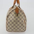 LOUIS VUITTON Damier Azur Speedy 30 Hand Bag N41533 LV Auth 190711A-4