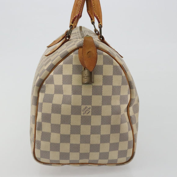 LOUIS VUITTON Damier Azur Speedy 30 Hand Bag N41533 LV Auth 190711A