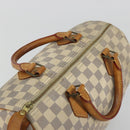 LOUIS VUITTON Damier Azur Speedy 30 Hand Bag N41533 LV Auth 190711A-6