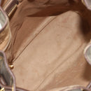 GUCCI GG Supreme Web Sherry Line Bag PVC Beige Gold 001 41 0850 Auth 190712-17