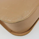 GUCCI Shoulder Bag Leather Beige Silver 001 3767 Auth 190715-18
