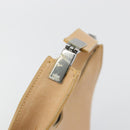 GUCCI Shoulder Bag Leather Beige Silver 001 3767 Auth 190715-8