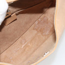 GUCCI Shoulder Bag Leather Beige Silver 001 3767 Auth 190715-11