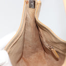 GUCCI Shoulder Bag Leather Beige Silver 001 3767 Auth 190715-21