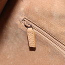 GUCCI Shoulder Bag Leather Beige Silver 001 3767 Auth 190715-22