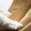 GUCCI Shoulder Bag Leather Beige Silver 001 3767 Auth 190715-12