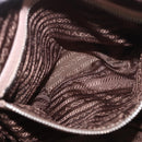 PRADA Gathered Hand Bag Leather 2way Pink Silver Auth 190719V-27