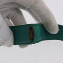 LOEWE Shoulder Bag Leather Green Gold Auth 190720A-9