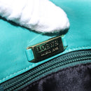 LOEWE Shoulder Bag Leather Green Gold Auth 190720A-21