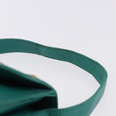 LOEWE Shoulder Bag Leather Green Gold Auth 190720A-14