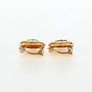 CHANEL COCO Mark Earring Metal Gold Tone CC Auth 190722M-4