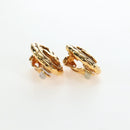 CHANEL COCO Mark Earring Metal Gold Tone CC Auth 190722M-6