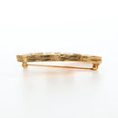 CHANEL COCO Mark Brooch Metal Gold Tone CC Auth 190723M-13