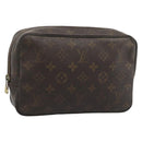 LOUIS VUITTON Monogram Trousse Toilette 23 Clutch Bag M47524 LV Auth 190742-1