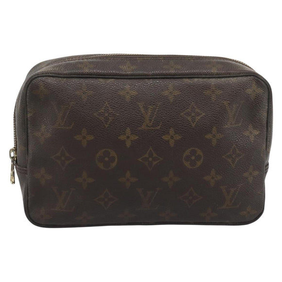 LOUIS VUITTON Monogram Trousse Toilette 23 Clutch Bag M47524 LV Auth 190742