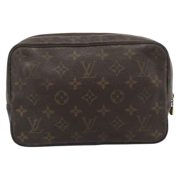 LOUIS VUITTON Monogram Trousse Toilette 23 Clutch Bag M47524 LV Auth 190742
