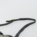 GUCCI GG Supreme Shoulder Bag PVC Leather Navy Gold Auth 190743-8