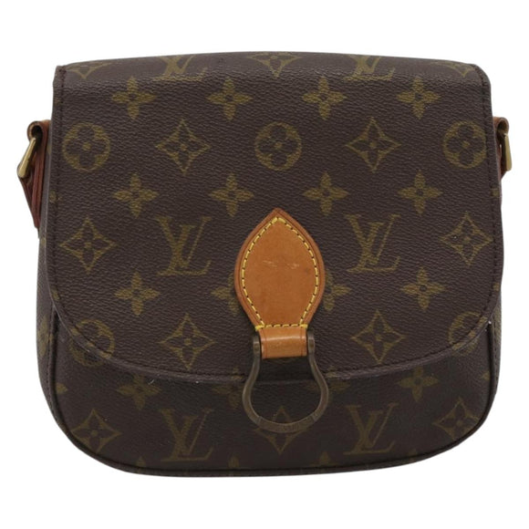 LOUIS VUITTON Monogram Saint Cloud MM Shoulder Bag M51243 LV Auth 190744