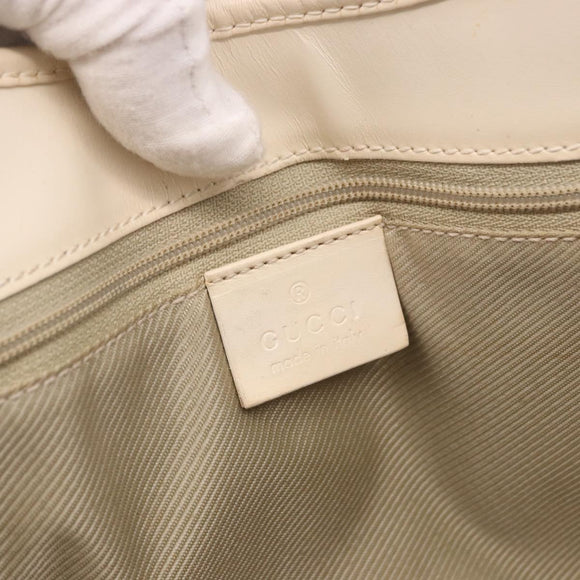 GUCCI GG Canvas Jackie Hand Bag Light Blue Gold 002 5068 Auth 190748