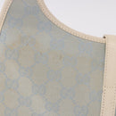 GUCCI GG Canvas Jackie Hand Bag Light Blue Gold 002 5068 Auth 190748-3