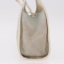GUCCI GG Canvas Jackie Hand Bag Light Blue Gold 002 5068 Auth 190748-5