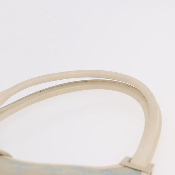GUCCI GG Canvas Jackie Hand Bag Light Blue Gold 002 5068 Auth 190748
