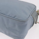 PRADA Shoulder Bag Nylon Light Blue Silver Auth 190750-13