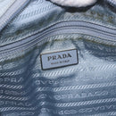 PRADA Shoulder Bag Nylon Light Blue Silver Auth 190750-16