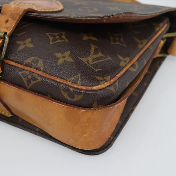 LOUIS VUITTON Monogram Cartouchiere MM Shoulder Bag M51253 LV Auth 190752