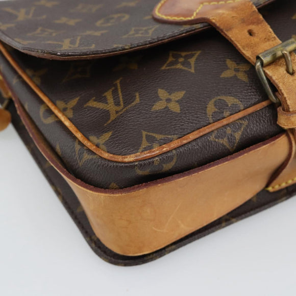 LOUIS VUITTON Monogram Cartouchiere MM Shoulder Bag M51253 LV Auth 190752