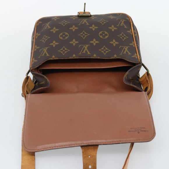 LOUIS VUITTON Monogram Cartouchiere MM Shoulder Bag M51253 LV Auth 190752