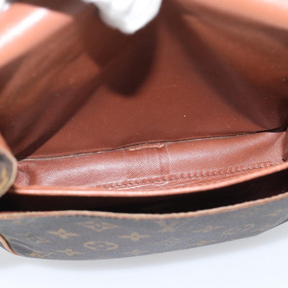 LOUIS VUITTON Monogram Cartouchiere MM Shoulder Bag M51253 LV Auth 190752