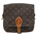 LOUIS VUITTON Monogram Cartouchiere MM Shoulder Bag M51253 LV Auth 190752-13