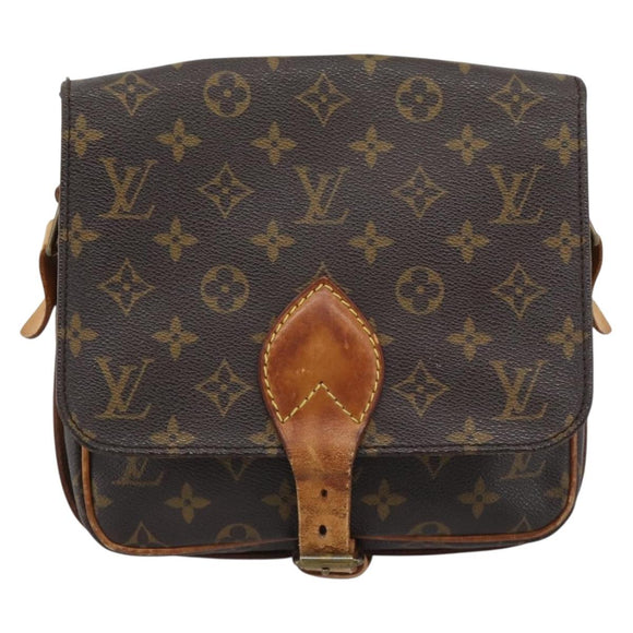 LOUIS VUITTON Monogram Cartouchiere MM Shoulder Bag M51253 LV Auth 190752