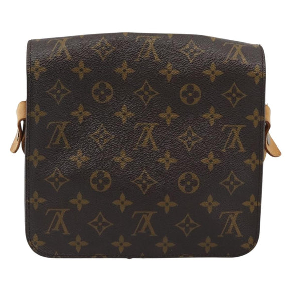 LOUIS VUITTON Monogram Cartouchiere MM Shoulder Bag M51253 LV Auth 190752